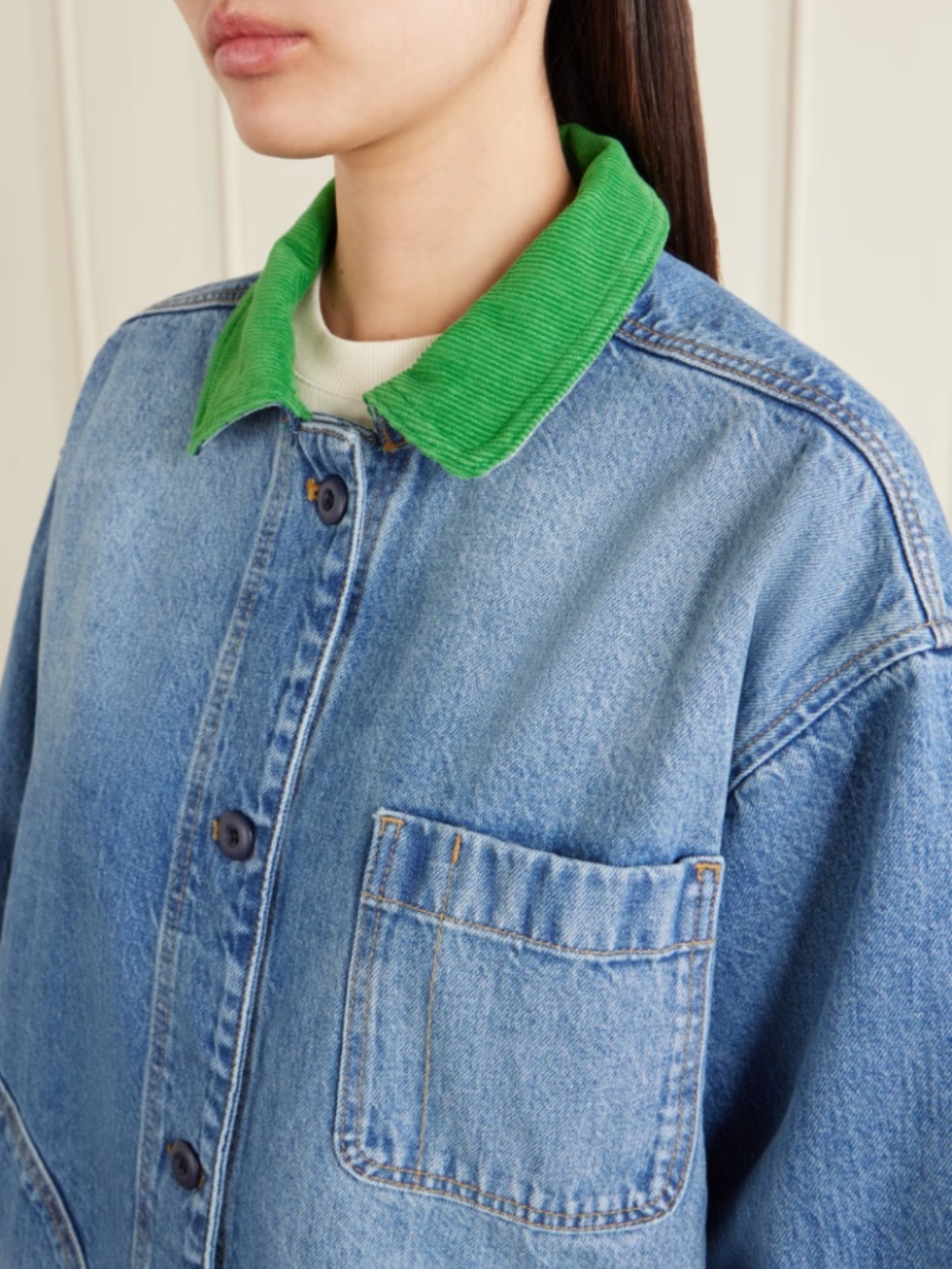 NWT Doen Pascual Jacket -- Calgary Wash / S - Picture 7 of 10